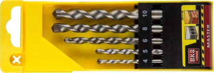 Набор STAYER Сверла "MASTER" по бетону, 4; 5; 6; 8;10мм, 5шт 29111-H5 купить в Нижневартовске