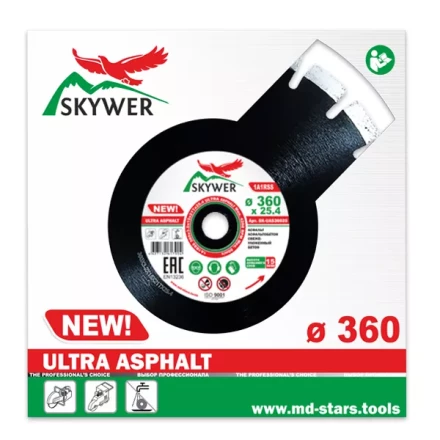 Диск алмазный 1A1RSS ULTRA ASPHALT SKYWER 410*3,4*15*24T*25,4 mm купить в Нижневартовске
