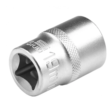Головка торцевая 19 мм двенадцатигранная CrV под квадрат 1/2 хромированная Stels 13665 купить в Нижневартовске