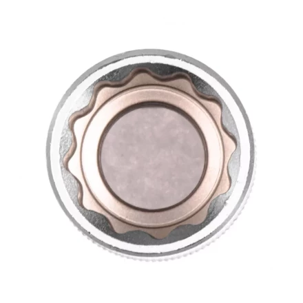 Головка торцевая 19 мм двенадцатигранная CrV под квадрат 1/2 хромированная Stels 13665 купить в Нижневартовске