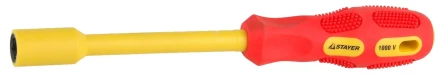 Отвертка STAYER "INSULATED" MAX-GRIP диэлектрич, Cr-V, HEX 8x125мм 25829-08-125 G купить в Нижневартовске