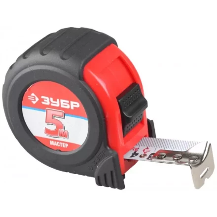 Рулетка ЗУБР "МАСТЕР", обрезиненный корпус, 5мх25мм 34055-05-25_z01 купить в Нижневартовске