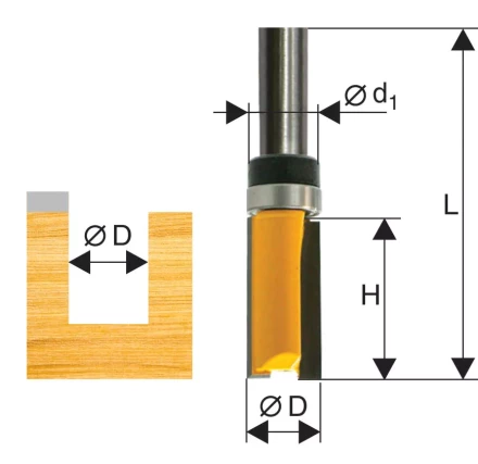 Фреза кромочная прямая ф635х19мм хв 8мм 10533 купить в Нижневартовске