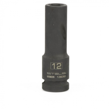 Головка ударная удлиненная шестигранная 12 мм 1/2&quot; CrMo Stels 13936 купить в Нижневартовске