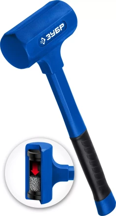 ЗУБР БМО, 57 мм, 1350 г, безынерционный молоток, Профессионал (2049-1350) купить в Нижневартовске