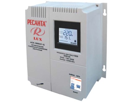 Стабилизатор АСН-3000Н/1-Ц Ресанта Lux купить в Нижневартовске