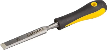 Стамеска с двухкомпонентной ручкой, 16мм, STAYER Profi 18205-16 купить в Нижневартовске