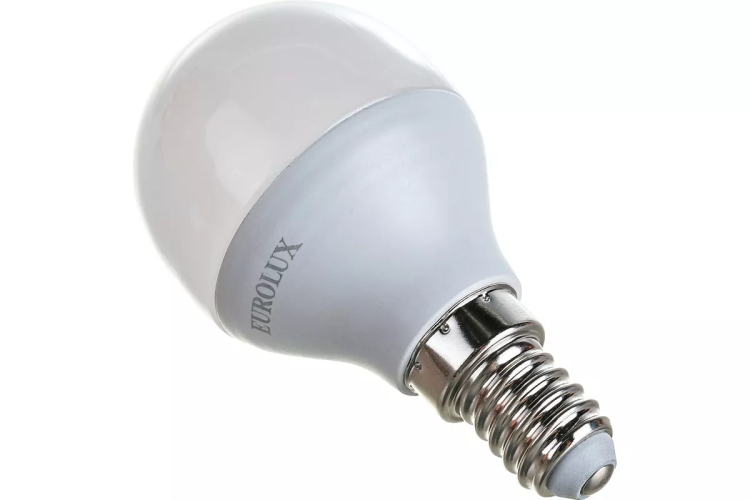 Лампа светодиодная EUROLUX LL-E-G45-7W-230-4K-E14 76/2/6 купить в Нижневартовске