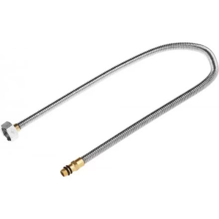Подводка ЗУБР "ЭКСПЕРТ" сильфонная из нержавеющей стали, для смесителя, укороченная, г/ш (гайка-штуцер), 1/2", 0,6м 51012-060 купить в Нижневартовске