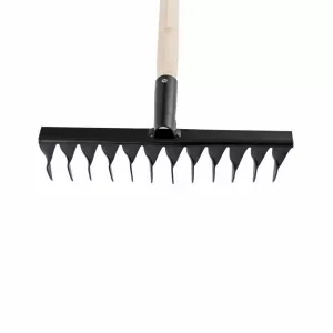 Грабли 12-зубые,320мм,с черенком,витые СИБРТЕХ 61744 купить в Нижневартовске