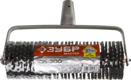 Валик игольчатый ЗУБР "МАСТЕР" по бетону на металлической рамке, под удлинитель, пластмассовые иглы 27мм, 105х300мм 03954-30 купить в Нижневартовске