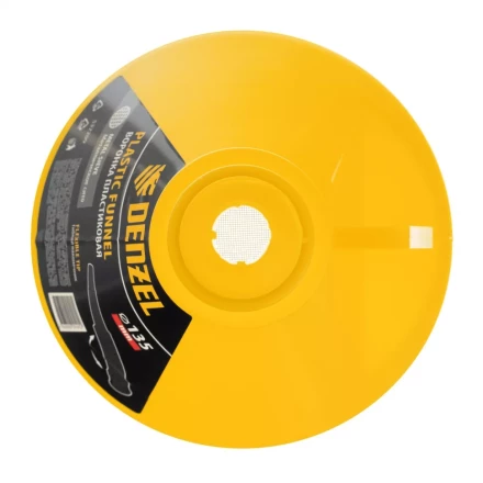 Воронка пластиковая 135 мм с металлическим ситом и гибким наконечником Denzel 537209 купить в Нижневартовске