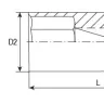 Головка торцевая 12-гранная глубокая 1/2"DR 22 мм S04HD4722 Jonnesway 49071 купить в Нижневартовске