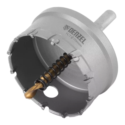 Коронка по металлу твердосплавная, 70 мм Denzel 724020 купить в Нижневартовске