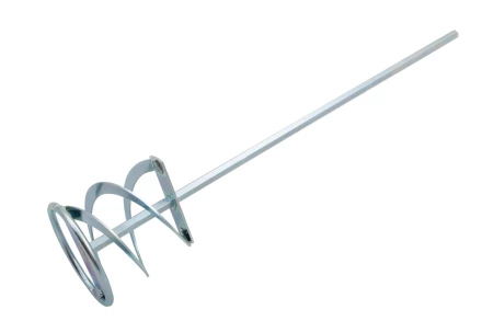 Миксер для красок и штукатурных смесей Denzel, 80 х 400 мм, оцинкованный, шестигранный хвостовик 8 мм, 848447 купить в Нижневартовске