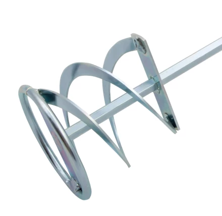 Миксер для красок и штукатурных смесей Denzel, 80 х 400 мм, оцинкованный, шестигранный хвостовик 8 мм, 848447 купить в Нижневартовске