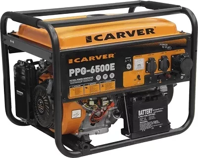 Генератор бензиновый CARVER PPG- 6500Е LT-188F купить в Нижневартовске