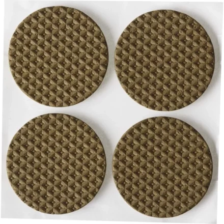 Накладки STAYER "COMFORT" на мебельные ножки, самоклеящиеся, ЭВА, коричневые, круглые - диаметр 35 мм, 4 шт 40914-35 купить в Нижневартовске