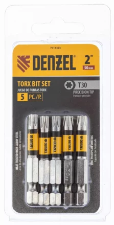 Бита T30x50, 5 шт. Denzel 7711323 купить в Нижневартовске