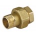 Соединитель GENERAL FITTINGS прямой с накидной гайкой, латунь, г/ш, 1/2&quot; 51037-G/S-1/2 купить в Нижневартовске
