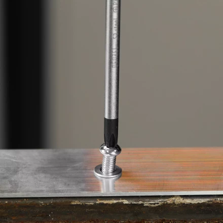 Отвертка, PH2х100 мм, S2, 3к рукоятка Denzel 121787 купить в Нижневартовске