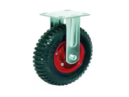 Колесо литое резиновое 160 мм PF160 с протектором и кронштейном 1031460 купить в Нижневартовске