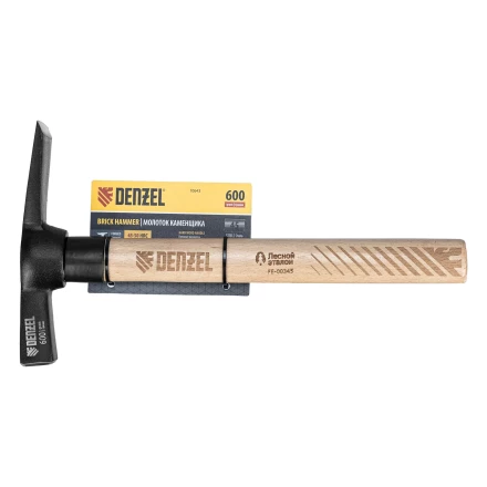 Молоток каменщика, 600 г Denzel , буковая рукоятка, EFP 10643 купить в Нижневартовске