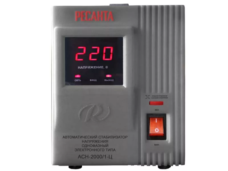 Стабилизатор напряжения РЕСАНТА АСН-2000/1-Ц купить в Нижневартовске