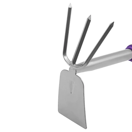 Мотыжка комбинированная 3-зубая Palisad, 85 х 190 х 275 мм, стальная, обрез. рукоятка, 630088 купить в Нижневартовске