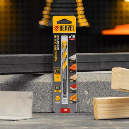 Сверло универсальное, Multi cut, 10 мм Denzel 706009 купить в Нижневартовске