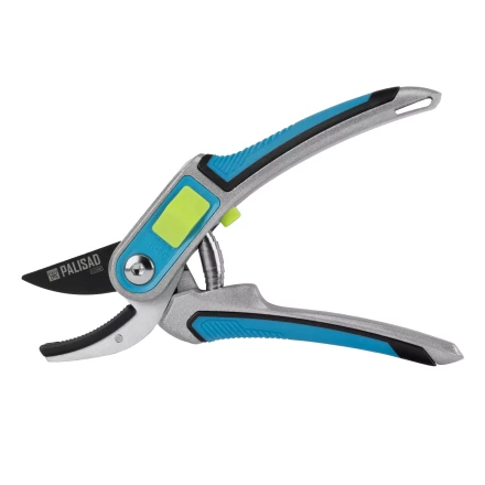 Секатор с наковальней Palisad, 215 мм, регулировка захвата, трехкомпонентные рукоятки, LUXE, 60461 купить в Нижневартовске