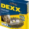 DEXX. Щетка дисковая для УШМ, витая стальная латунированная проволока 0,3мм, 100ммх22мм 35101-100 купить в Нижневартовске