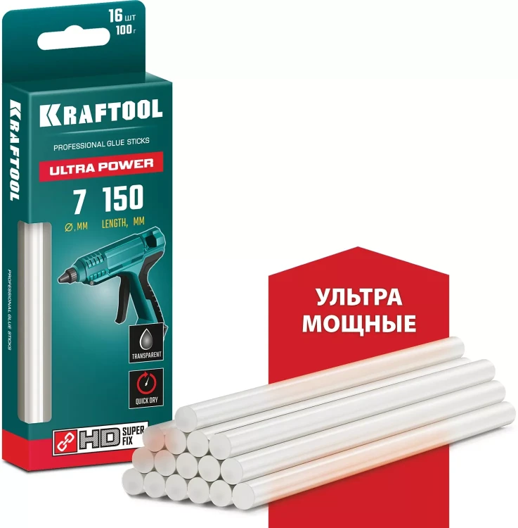 Стержни клеевые 06837-16 купить в Нижневартовске