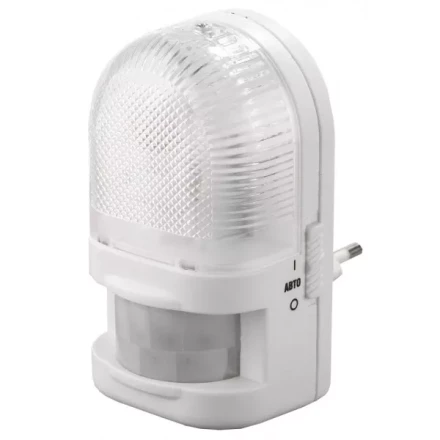 Светильник-ночник СВЕТОЗАР с датчиком движения, ЛОН-лампа, с выключателем, 7W, цветовая температура 2700К SV-57991 купить в Нижневартовске