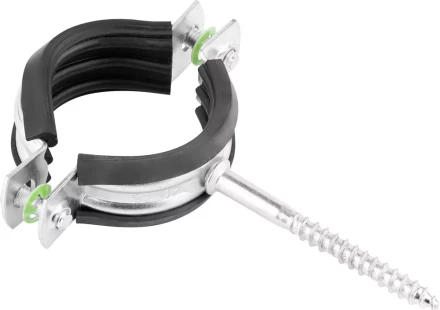 ЗУБР. Хомут трубный оцинкованный, с шурупом, 1 1/4", 60шт 37854-40-46-60 купить в Нижневартовске