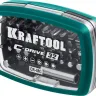 Набор бит и адаптеров KRAFTOOL C-Drive многофункциональный, Cr-Mo сталь, в ударопрочном компактном боксе. Цветная маркировка типов шлицов 26067-H32 купить в Нижневартовске