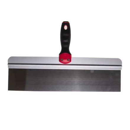 Шпатель фасадный из нержавеющей стали, 450 мм, двухкомпонентная ручка, широкое полотно Matrix 85543 купить в Нижневартовске