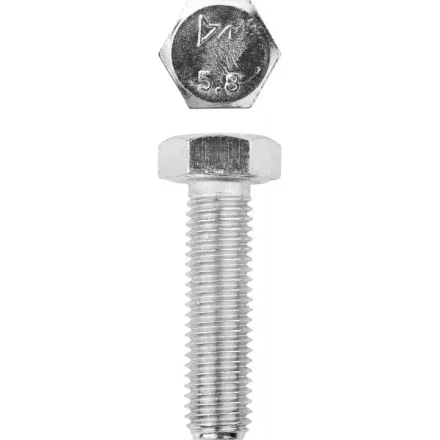 Болт ЗУБР "МАСТЕР" с шестигранной головкой, ГОСТ 7798-70, класс прочности 5.8, оцинкованный, M12x40мм, 5кг 303080-12-040 купить в Нижневартовске