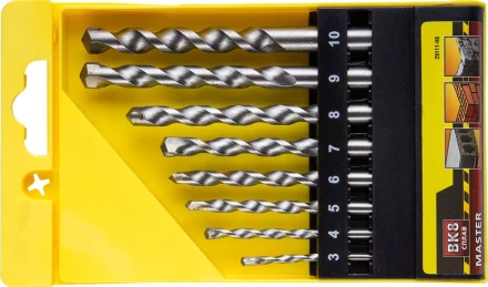 Набор STAYER "MASTER": Сверла по бетону 3, 4, 5, 6, 7, 8, 9, 10мм, 8шт 29111-H8 купить в Нижневартовске