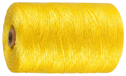 Шпагат ЗУБР d 1,8 мм 60 м 1200 текс 50 кгс желтый полипропиленовый шпагат 50037-060 купить в Нижневартовске