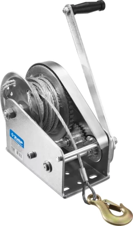 Лебедка ручная барабанная ЗУБР "ПРОФЕССИОНАЛ", подъемная, тросовая, 1.3т, 8м 43117-1.3 купить в Нижневартовске