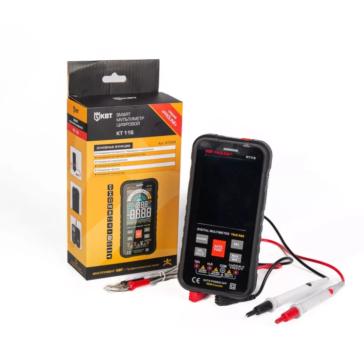 Мультиметр цифровой КВТ SMART KT 116 (87248) купить в Нижневартовске