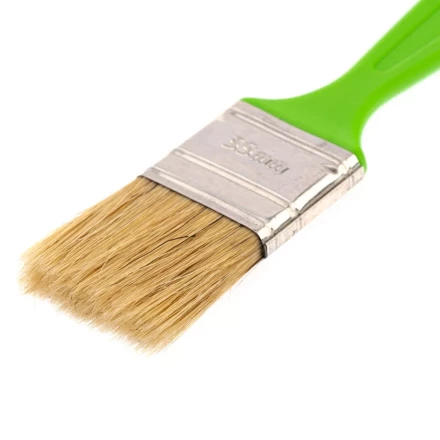 Кисть флейцевая "Евро", 35 x 8, натуральная щетина, пластиковая ручка Сибртех 83301 купить в Нижневартовске
