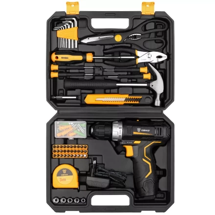 Дрель аккумуляторная в наборе DEKO GCD12DU3 104 tools + case, 063-4095 купить в Нижневартовске