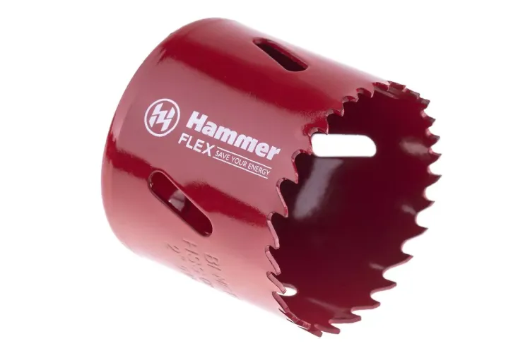 Коронка биметаллическая HAMMER Ф51х38мм 5/8" BiMETALL (224-010) купить в Нижневартовске