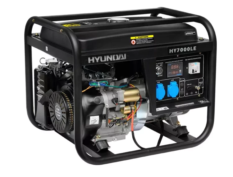 Бензогенератор Hyundai HY 7000LE купить в Нижневартовске