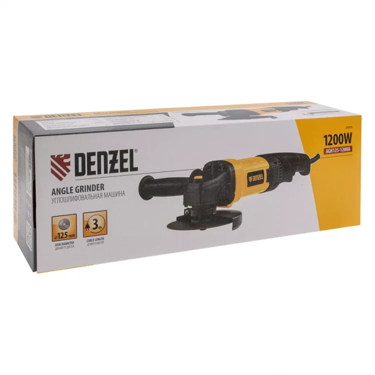 Угловая шлифовальная машина Denzel AGH125-1200A 26909 купить в Нижневартовске