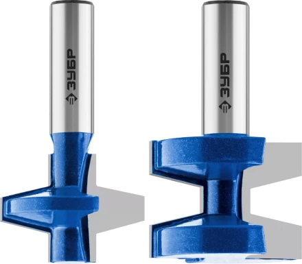 ЗУБР 38.1 x 28.6 мм, хвостовик 12 мм, набор фрез пазо-шиповых, Профессионал (28731-38.1-H2) купить в Нижневартовске