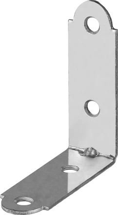 ЗУБР УМ-1.5, 40 x 40 x 17 x 1.5 мм, белый цинк, узкий мебельный уголок (31032-40) купить в Нижневартовске