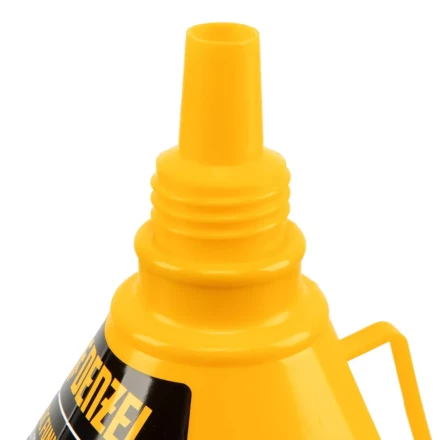 Воронка пластиковая 135 мм с металлическим ситом, гибким наконечником и непроливайкой Denzel 537210 купить в Нижневартовске